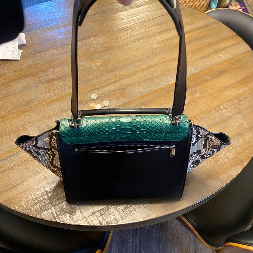 Celine Python Trapeze Bag - Picture 6 of 9